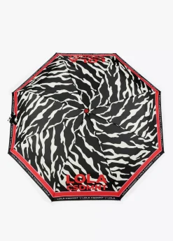 Best Paraguas pequeño automático print cebra| Lola Casademunt Animal Print|Paraguas