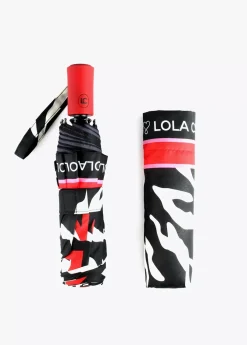 Best Paraguas pequeño automático print cebra| Lola Casademunt Animal Print|Paraguas