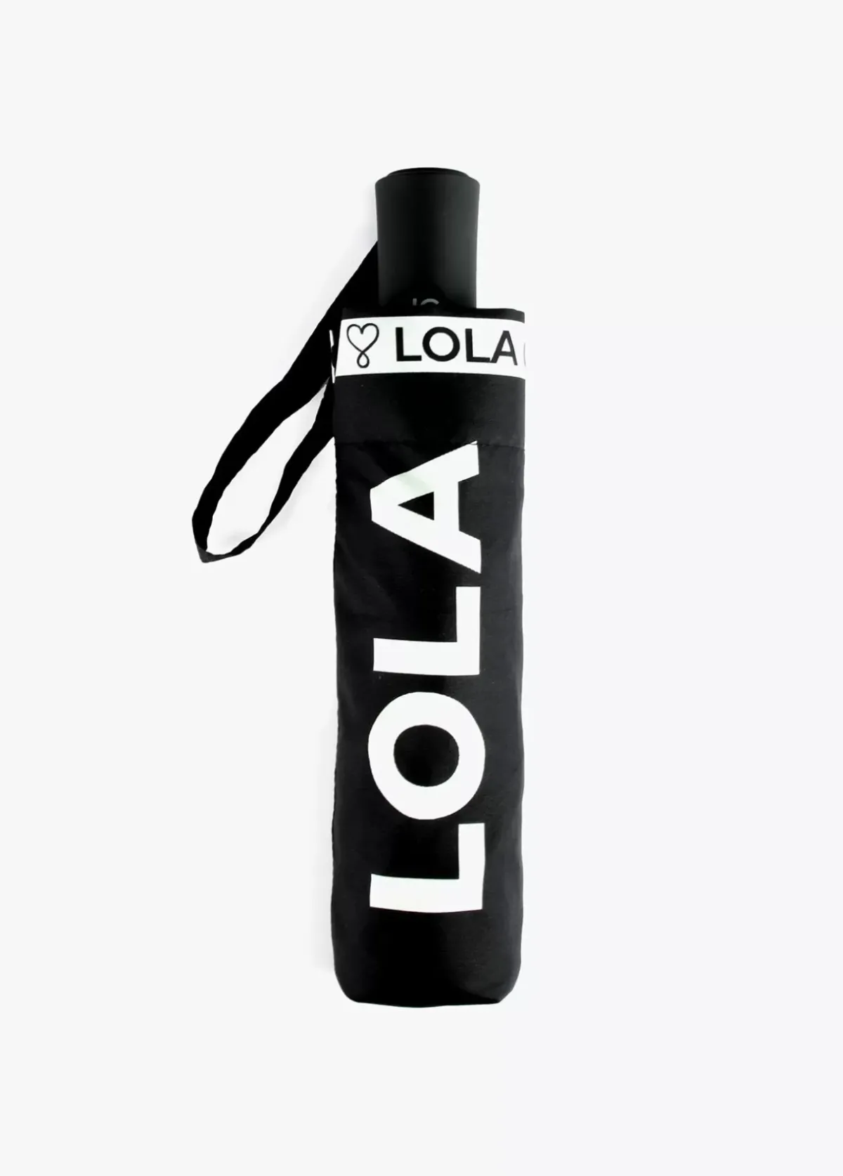 Online Paraguas pequeño automático logo | Complementos | Lola Casademunt Paraguas