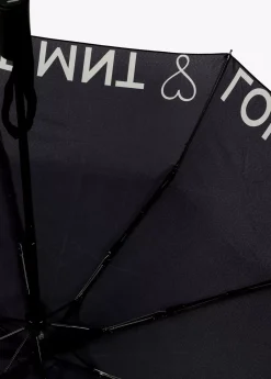 Online Paraguas pequeño automático logo | Complementos | Lola Casademunt Paraguas