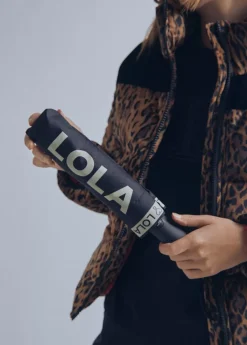 Online Paraguas pequeño automático logo | Complementos | Lola Casademunt Paraguas