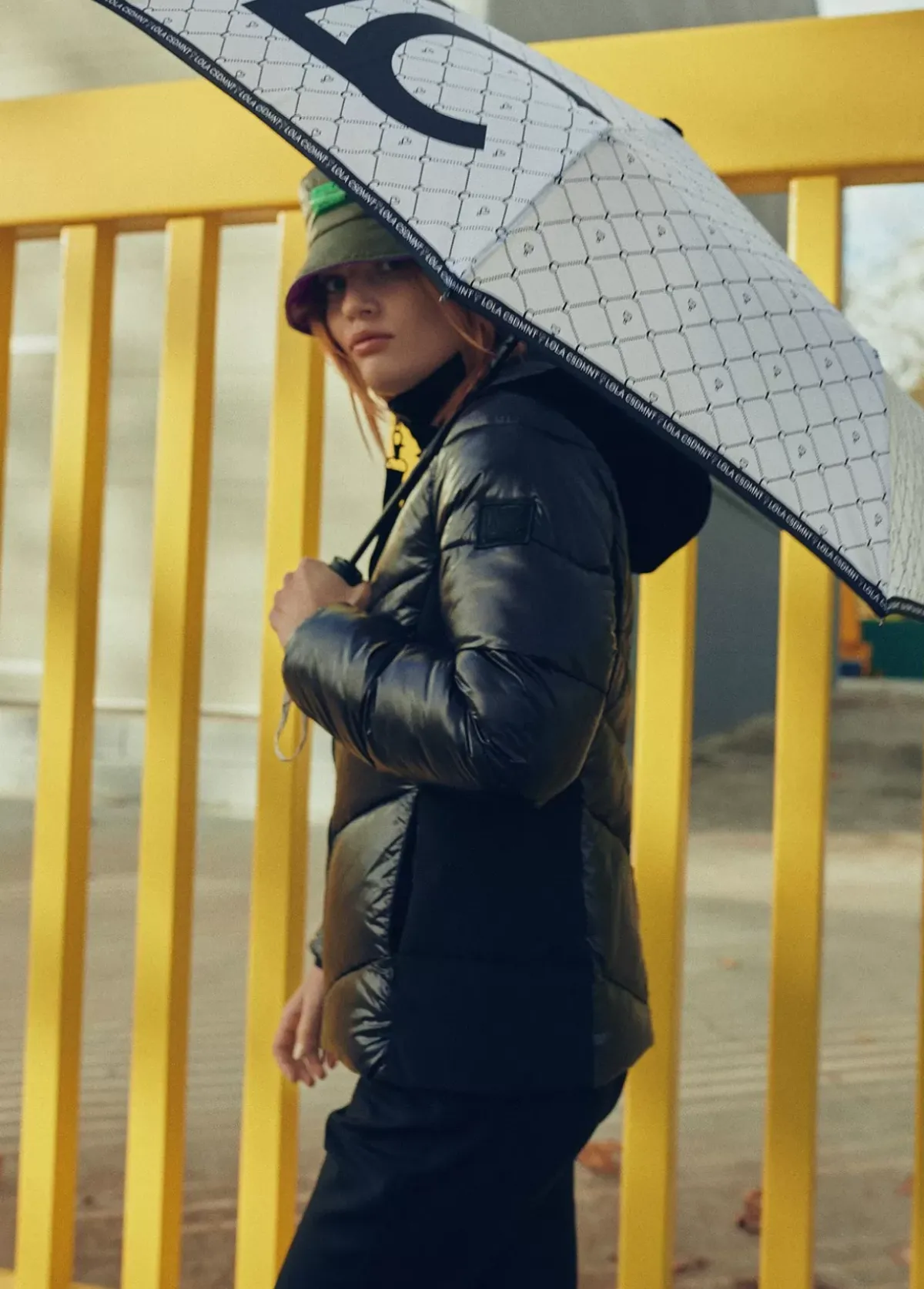 Hot Paraguas pequeño automático logotipado | Lola Casademunt Paraguas