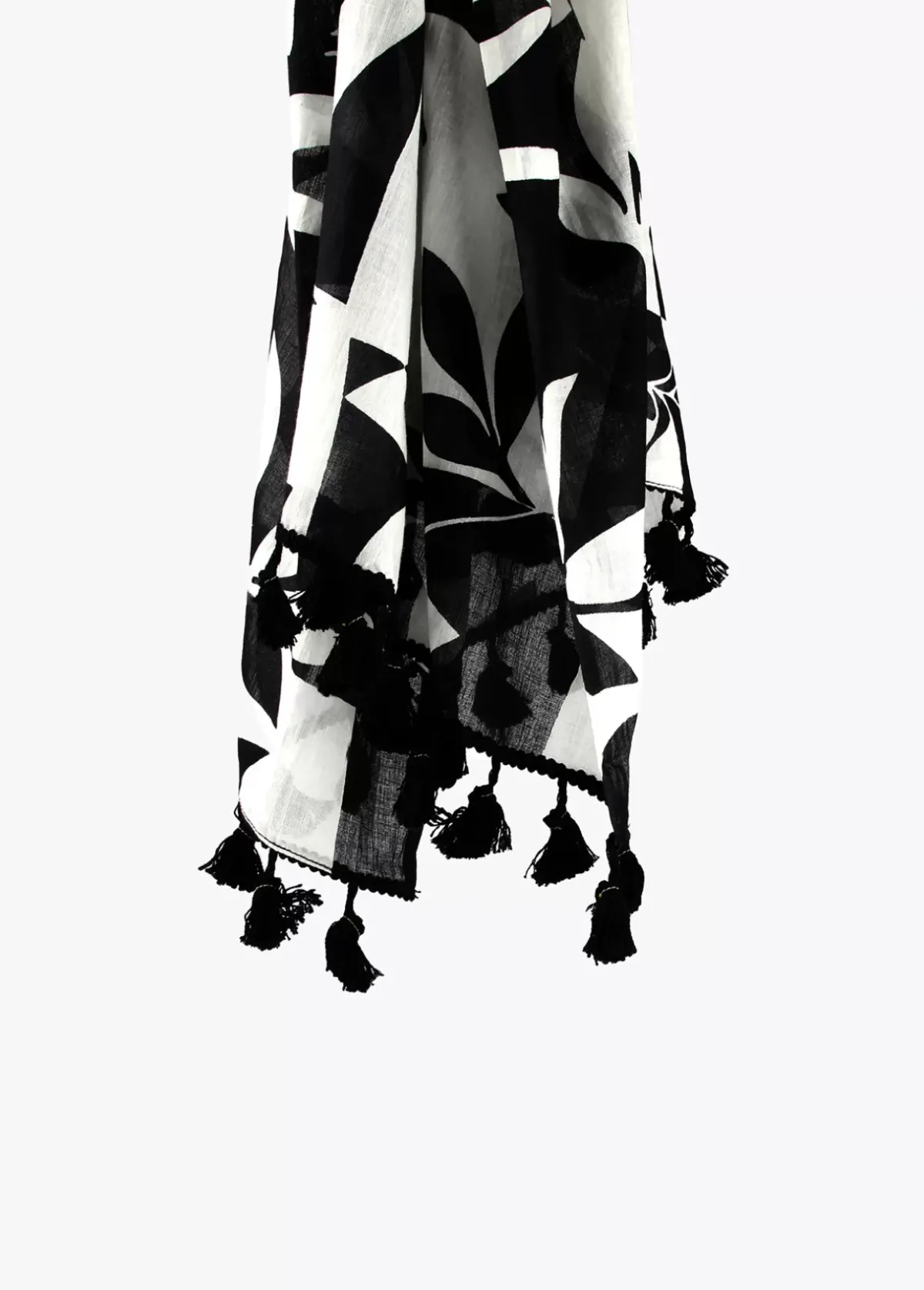 Hot Pareo blanco y negro. Accesorios|Baño