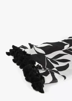 Hot Pareo blanco y negro. Accesorios|Baño