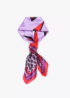 Clearance Pañuelo animal leopardo lilas Accesorios