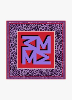 Clearance Pañuelo animal leopardo lilas Accesorios