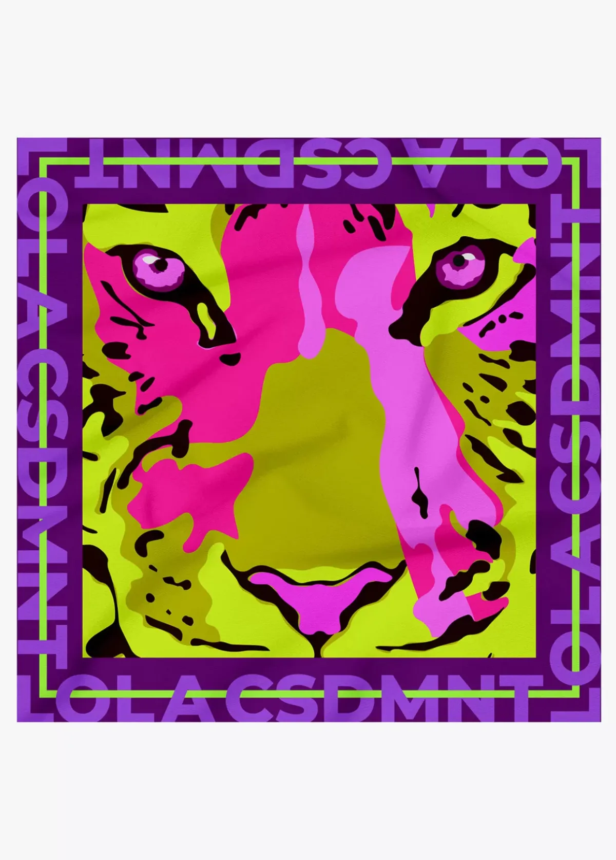 Best Pañuelo satinado cara animal Animal Print|Bufandas Y Pañuelos