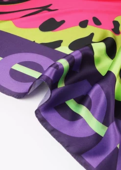 Best Pañuelo satinado cara animal Animal Print|Bufandas Y Pañuelos