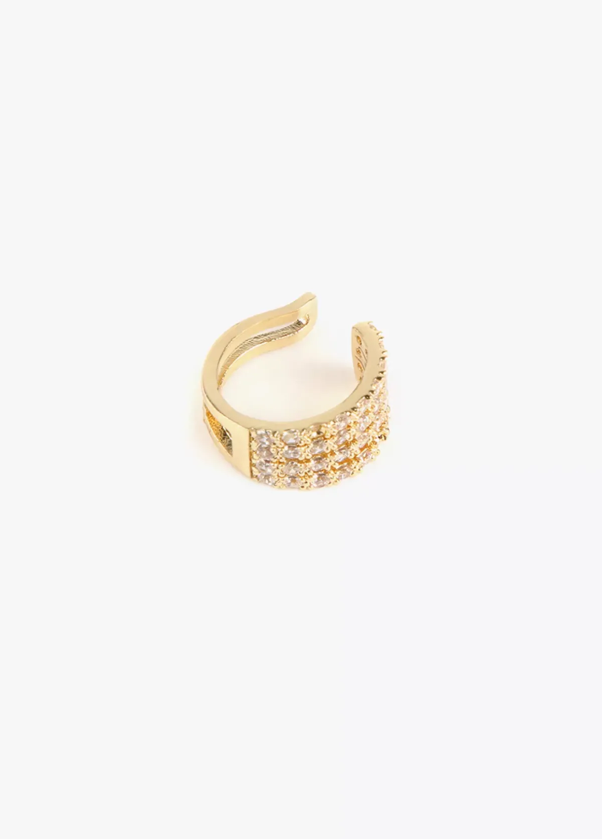 Sale Pendiente piercing de cristales Pendientes