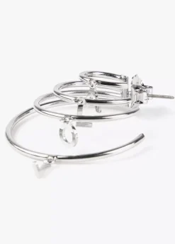 Online Pendientes 4 aros Pendientes