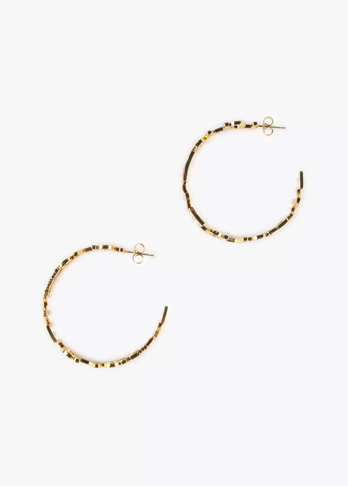 Online Pendientes aro logotipado Pendientes