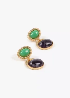 New Pendientes bicolor Pendientes