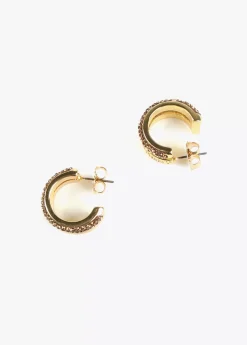 Discount Pendientes doble aro Pendientes