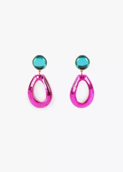 Sale Pendientes dos piezas de colores Bisuteria