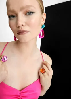 Sale Pendientes dos piezas de colores Bisuteria