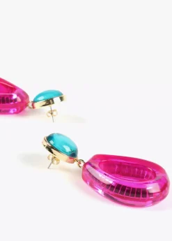 Sale Pendientes dos piezas de colores Bisuteria