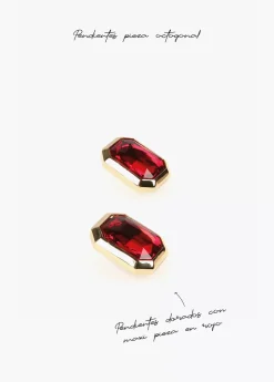 New Pendientes octogonales Bisuteria