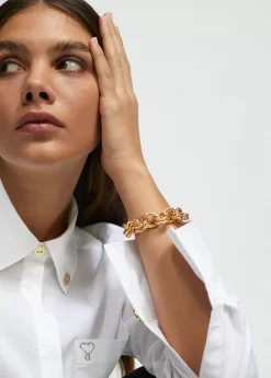 Hot Pulsera de cadena dorada Pulseras