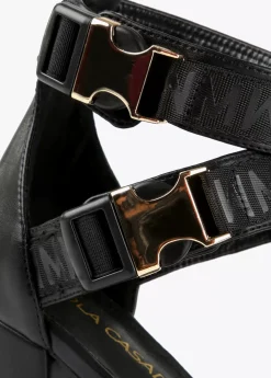 Sale Sandalia de tacón tipo cangrejera Calzado