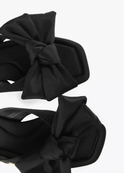 Outlet Sandalia plana con lazo Calzado