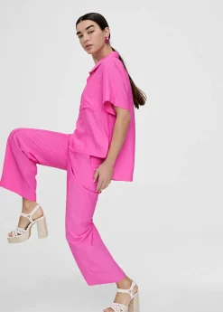 Outlet Sandalia plataforma y efecto crochet Calzado