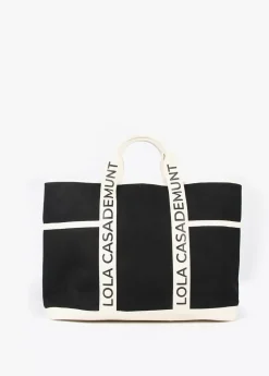 Outlet Shopper Canvas con asas logotipadas Bolsos