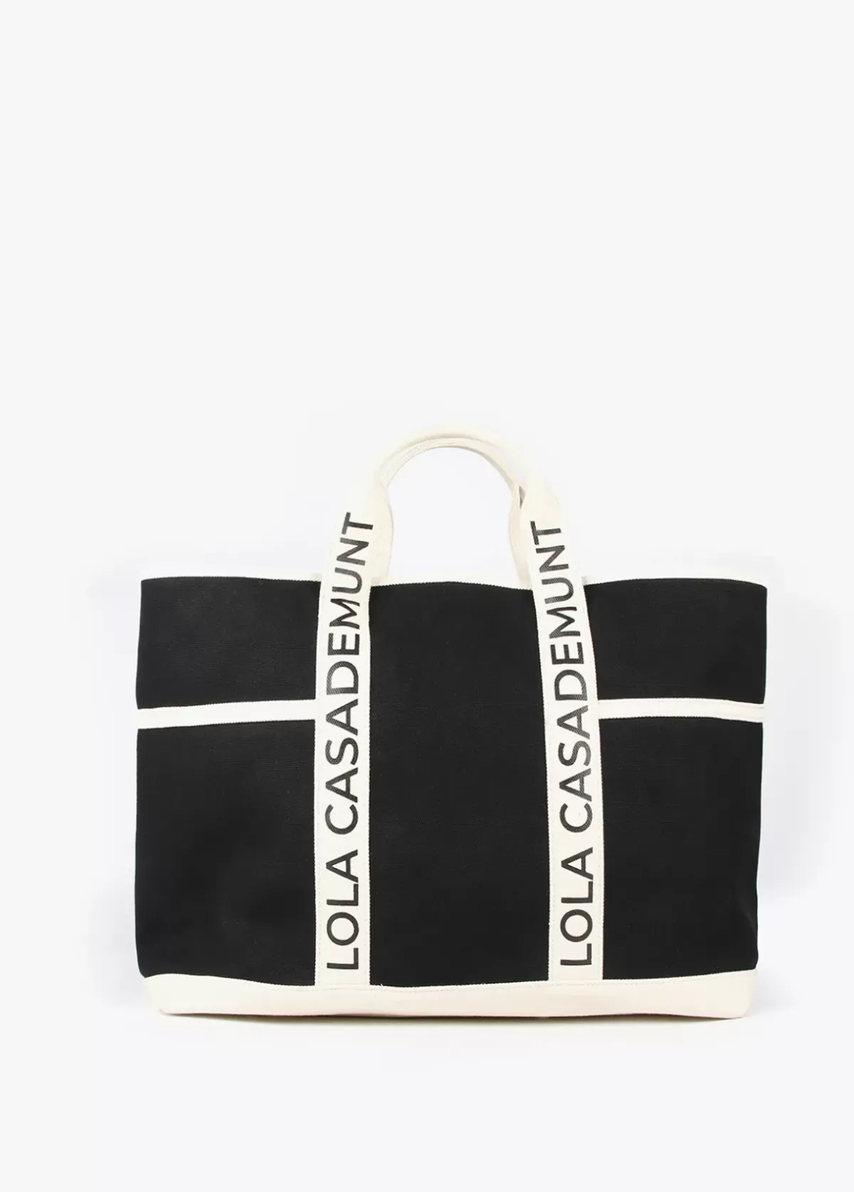 Outlet Shopper Canvas con asas logotipadas Bolsos