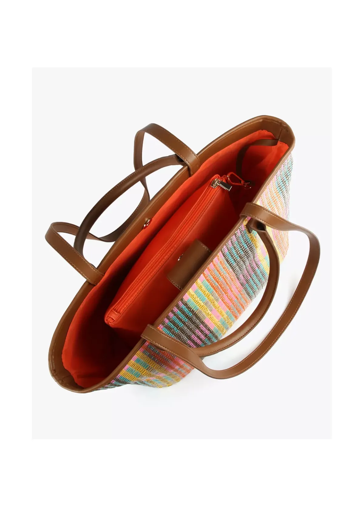 Shopper doble asa multicolor Bolsos