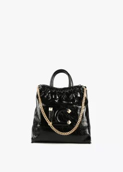 Sale Shopper efecto piel brillante Bolsos Shopper|Bolsos De Hombro