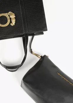 Discount Shopper efecto piel cocodrilo Bolsos Shopper|Bolsos De Hombro