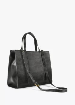 Discount Shopper efecto piel cocodrilo Bolsos Shopper|Bolsos De Hombro