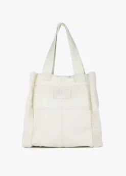 Outlet Shopper efecto piel y pelo Bolsos De Hombro|Bolsos Grandes