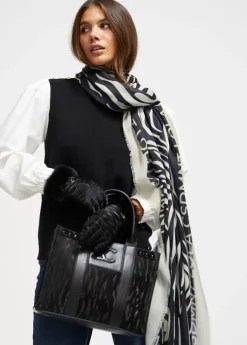 Shopper estampado zebra Bolsos Shopper|Bolsos Grandes