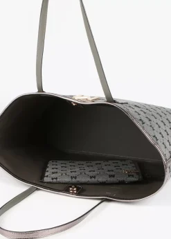 Online Shopper gris monograma Bolsos Shopper|Bolsos De Hombro