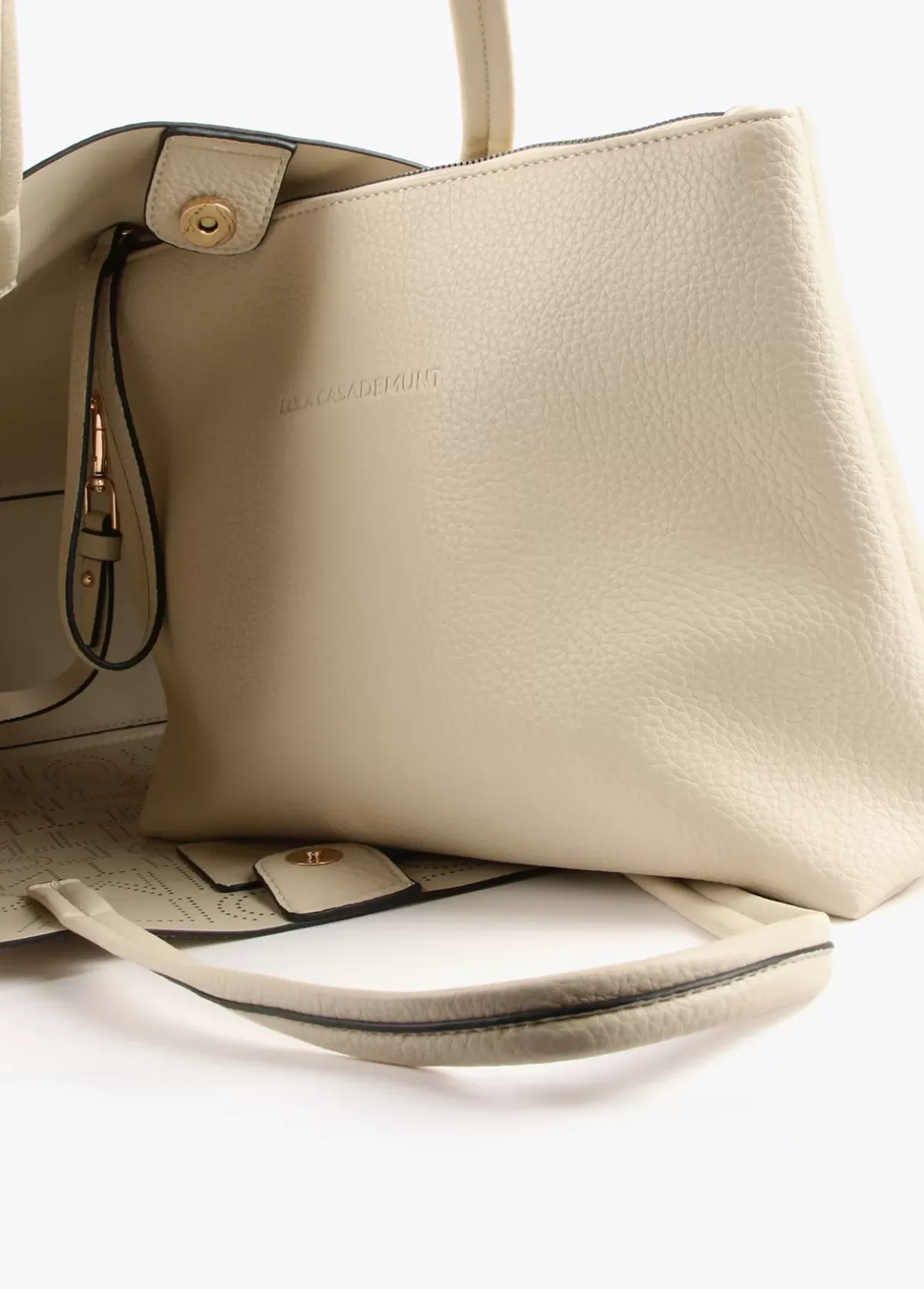 Shopper logo troquelado Bolsos Shopper|Bolsos De Hombro