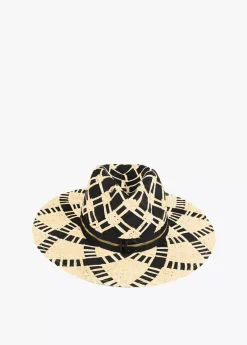 Hot Sombrero trenzado bicolor Accesorios|Baño