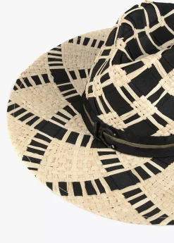 Hot Sombrero trenzado bicolor Accesorios|Baño