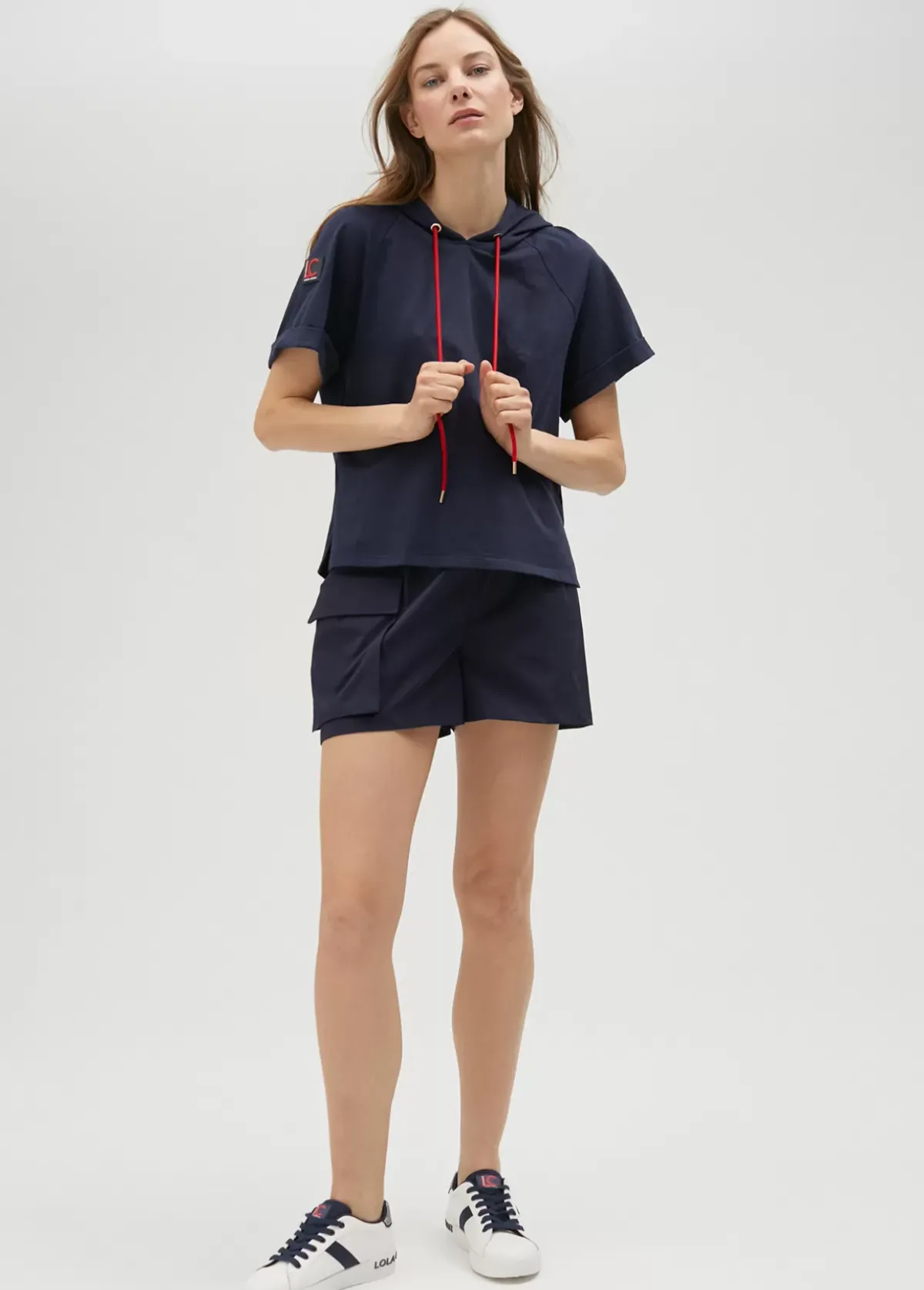 Clearance Sudadera manga corta de algodón 100% - Lola Casademunt Sudaderas