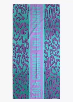 Online Toalla leopardo turquesa. Accesorios