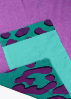Online Toalla leopardo turquesa. Accesorios