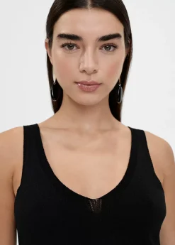 Discount Top basico de punto Camisetas Y Tops