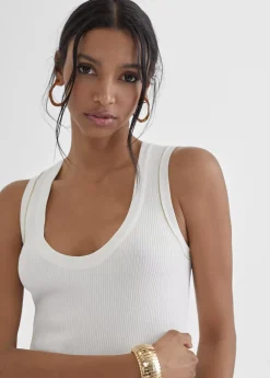 Sale Top con detalle en lurex Camisetas Y Tops