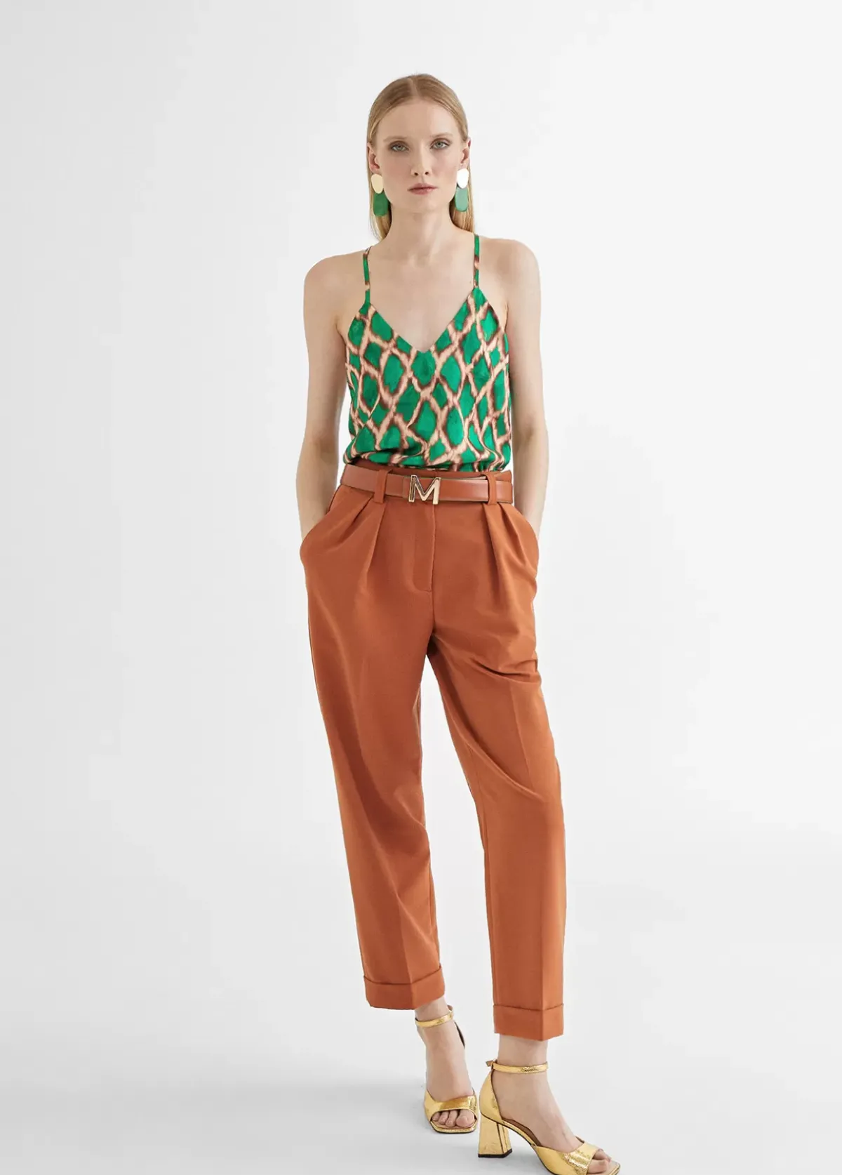 New Top estampado Camisetas Y Tops