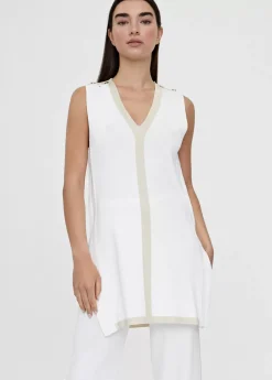 Online Top largo de punto Camisetas Y Tops|Punto