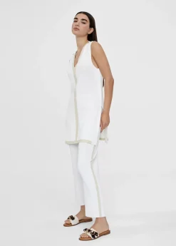 Online Top largo de punto Camisetas Y Tops|Punto