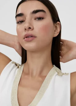 Online Top largo de punto Camisetas Y Tops|Punto