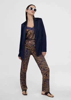 Hot Top lencero animal print Camisetas Y Tops