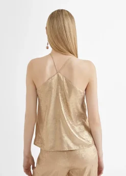 Online Top lencero escote en pico Camisetas Y Tops