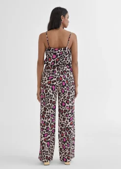 New Top lencero estampado animal Camisetas Y Tops