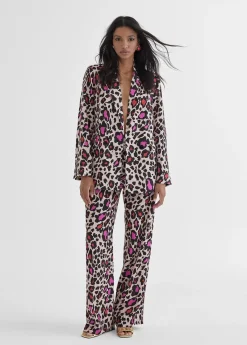 New Top lencero estampado animal Camisetas Y Tops